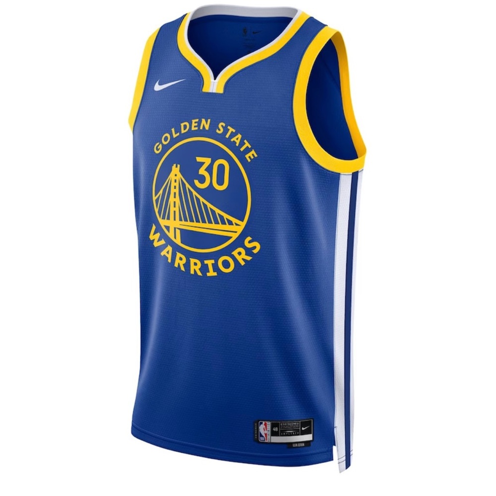 NEW W/ TAGS - Nike Men's Dri-Fit GSW Curry Jersey (size L)